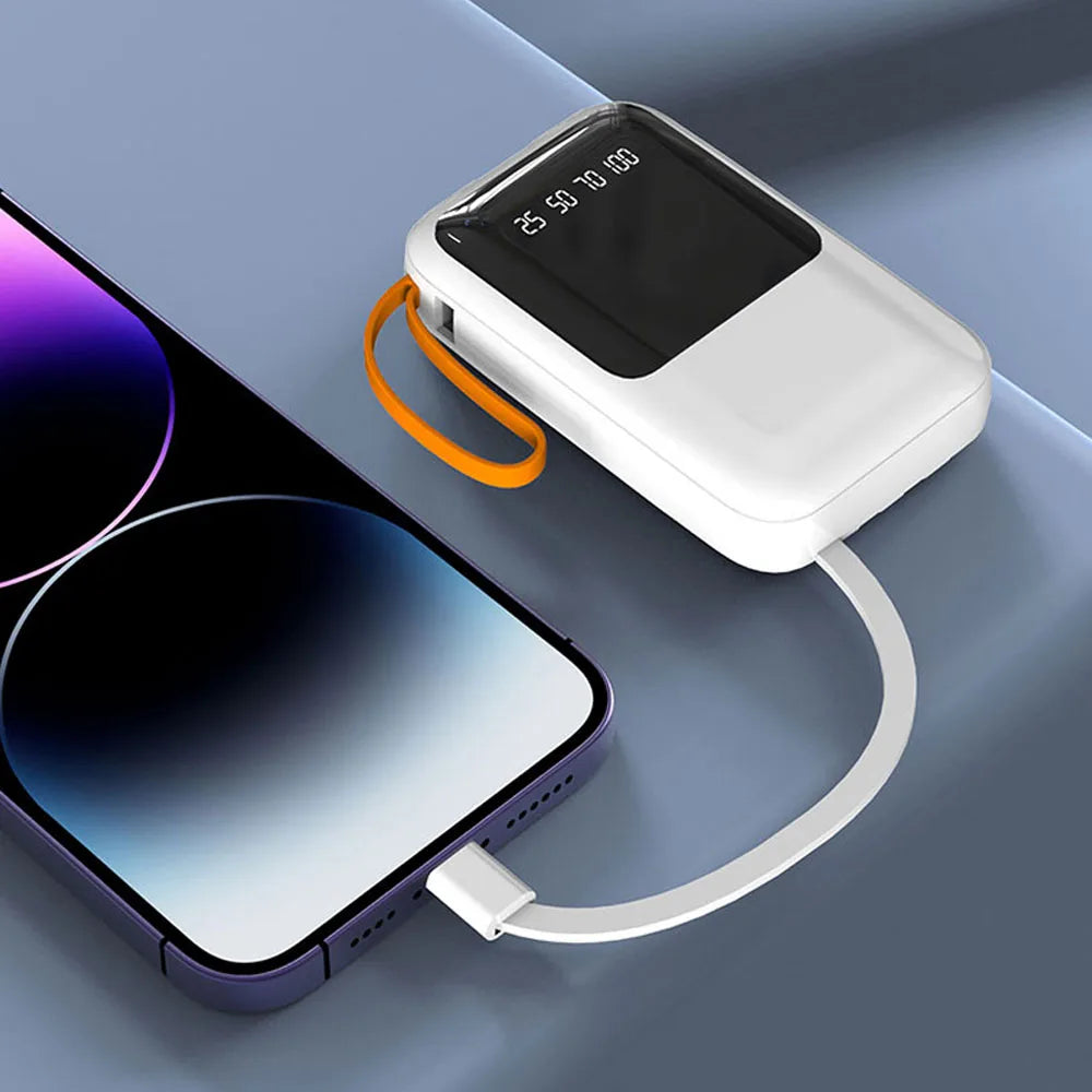 18650 Power Bank Fast Charging Powerbank Portable Battery Charger PowerBank For iPhone Xiaomi 4IN1 Mini Battery Storage Boxes