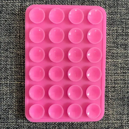 Silicone Suction Phone Holder Multifunctional Suction Cup Wall Stand Anti-Slip Phone Case Back Holder for Makeup Selfie Video