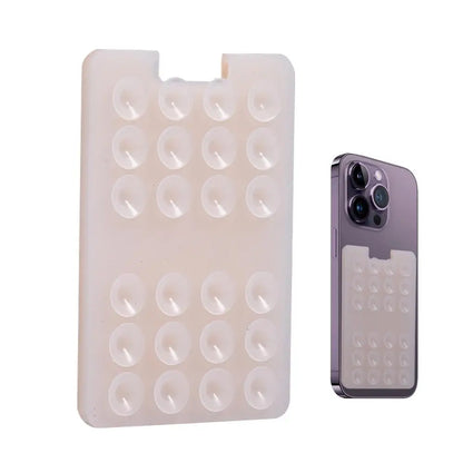 Suction Cup Card Holder For Phone Adhesive Card Mount For Phone Reliable Fixation Phone Holding Tool For Window Wall Shower