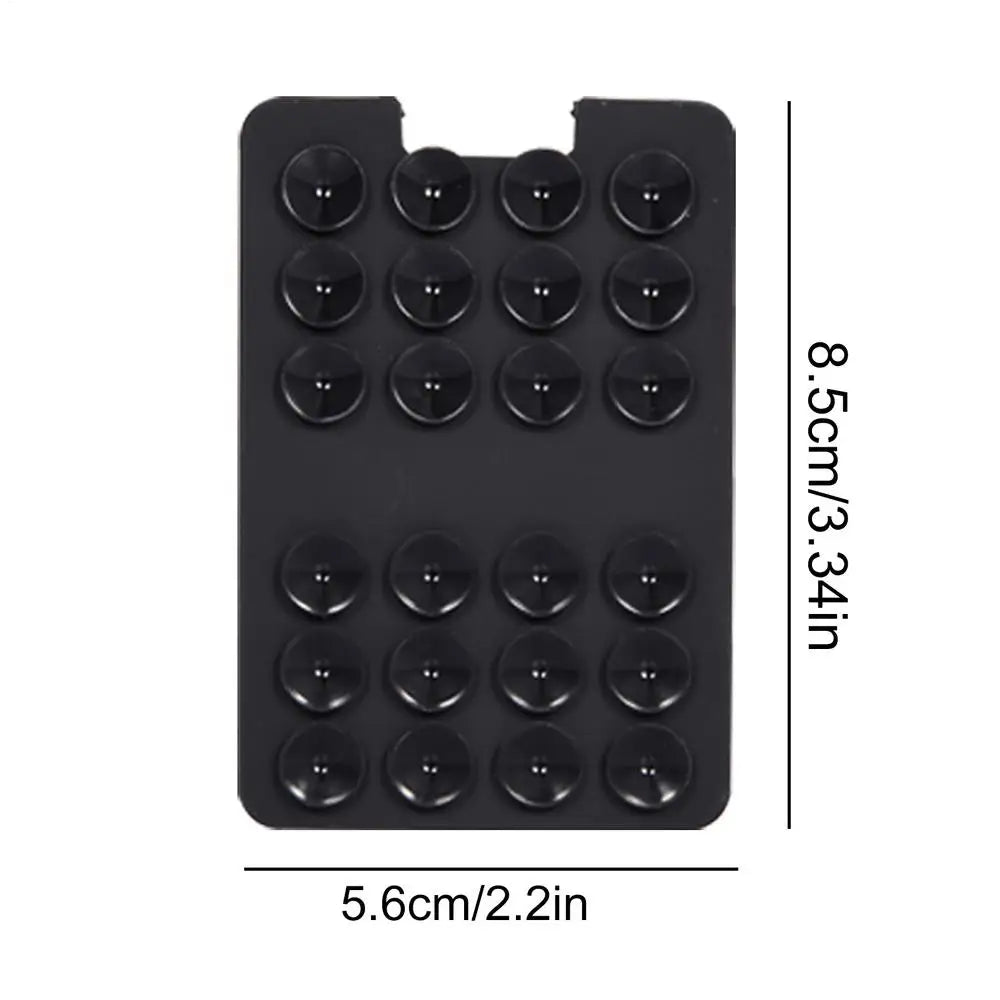 Suction Cup Card Holder For Phone Adhesive Card Mount For Phone Reliable Fixation Phone Holding Tool For Window Wall Shower