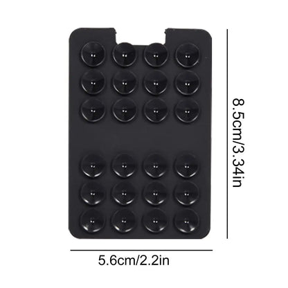 Suction Cup Card Holder For Phone Adhesive Card Mount For Phone Reliable Fixation Phone Holding Tool For Window Wall Shower