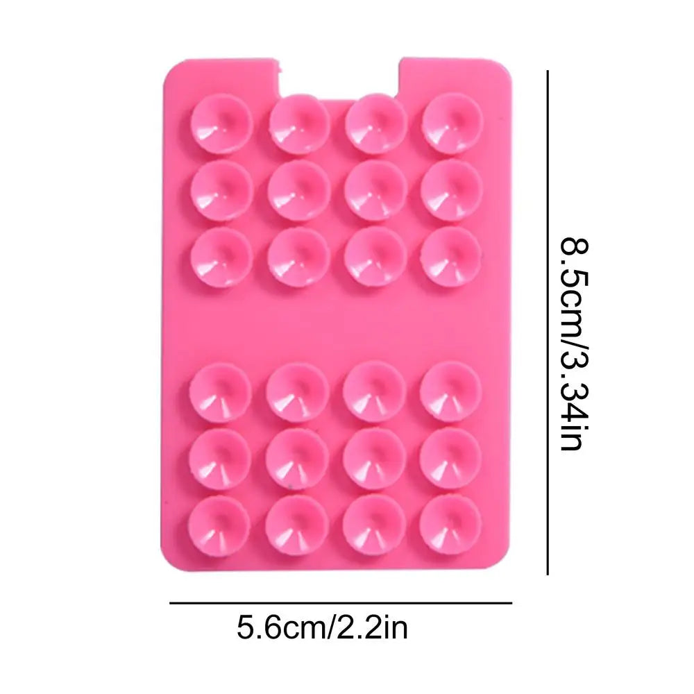 Suction Cup Card Holder For Phone Adhesive Card Mount For Phone Reliable Fixation Phone Holding Tool For Window Wall Shower