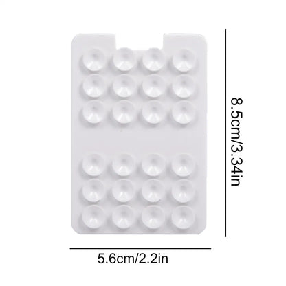 Suction Cup Card Holder For Phone Adhesive Card Mount For Phone Reliable Fixation Phone Holding Tool For Window Wall Shower