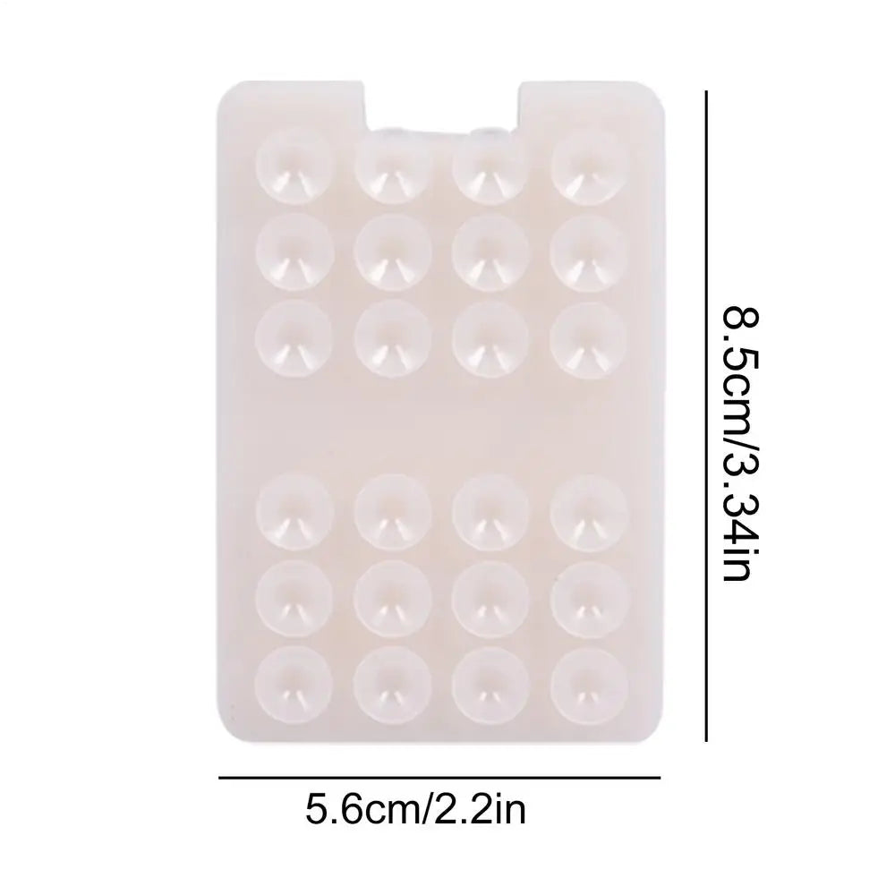 Suction Cup Card Holder For Phone Adhesive Card Mount For Phone Reliable Fixation Phone Holding Tool For Window Wall Shower
