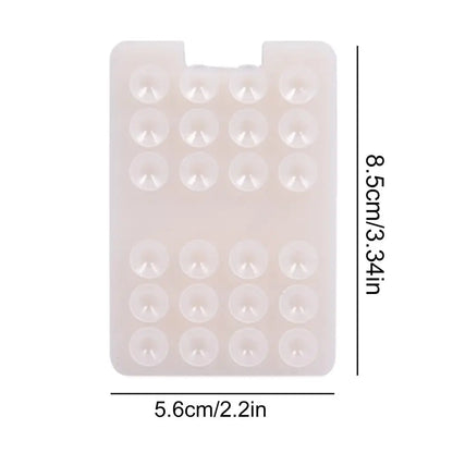 Suction Cup Card Holder For Phone Adhesive Card Mount For Phone Reliable Fixation Phone Holding Tool For Window Wall Shower