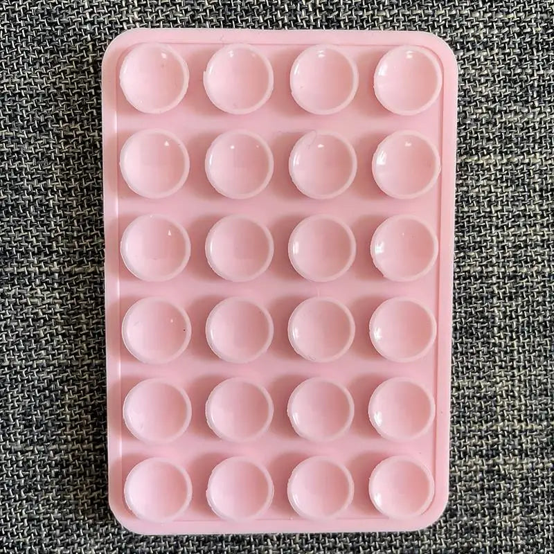 Silicone Suction Phone Holder Multifunctional Suction Cup Wall Stand Anti-Slip Phone Case Back Holder for Makeup Selfie Video