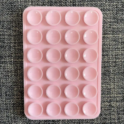 Silicone Suction Phone Holder Multifunctional Suction Cup Wall Stand Anti-Slip Phone Case Back Holder for Makeup Selfie Video