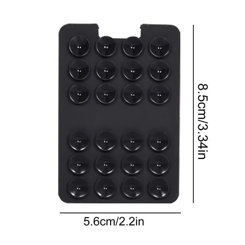 Suction Cup Card Holder For Phone Adhesive Card Mount For Phone Reliable Fixation Phone Holding Tool For Window Wall Shower