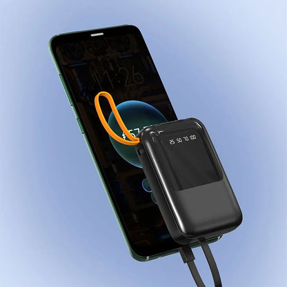 18650 Power Bank Fast Charging Powerbank Portable Battery Charger PowerBank For iPhone Xiaomi 4IN1 Mini Battery Storage Boxes